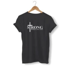 Christian T-Shirt Joshua One Nine -Lord's Guidance strong joshua one nine shirt black