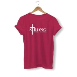 Christian T-Shirt Joshua One Nine -Lord's Guidance strong joshua one nine shirt burgundy