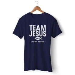 Christian T-Shirt Team Jesus 11 Christian T-Shirt Team Jesus -Lord's Guidance team jesus shirt navy