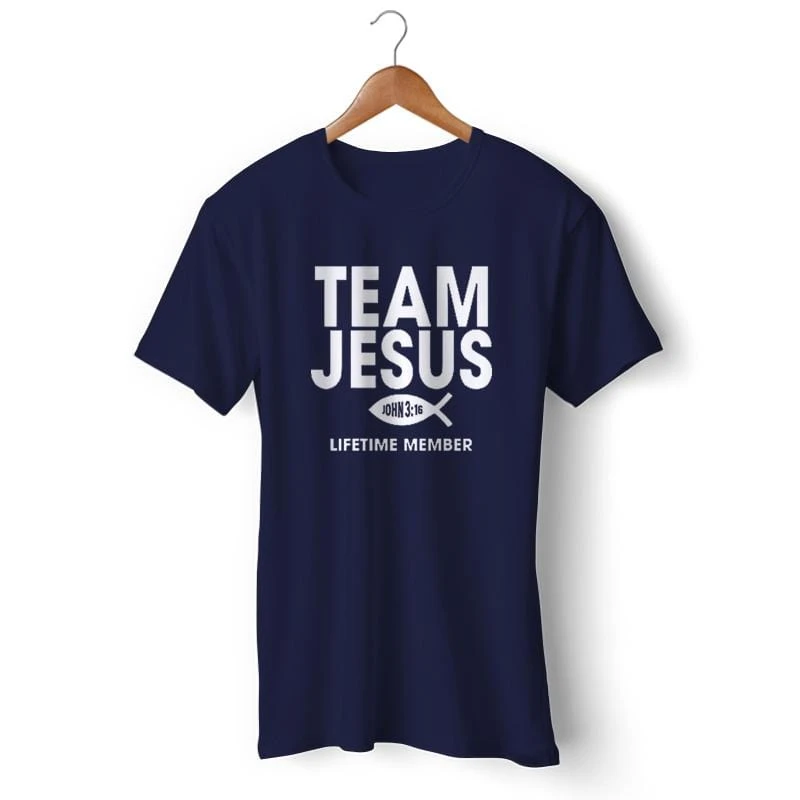 Christian T-Shirt Team Jesus 7 Christian T-Shirt Team Jesus - Image 5