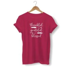 Christian T-Shirt Thankful Grateful Blessed 18 Christian T-Shirt Thankful Grateful Blessed -Lord's Guidance thankful grateful blessed shirt burgundy