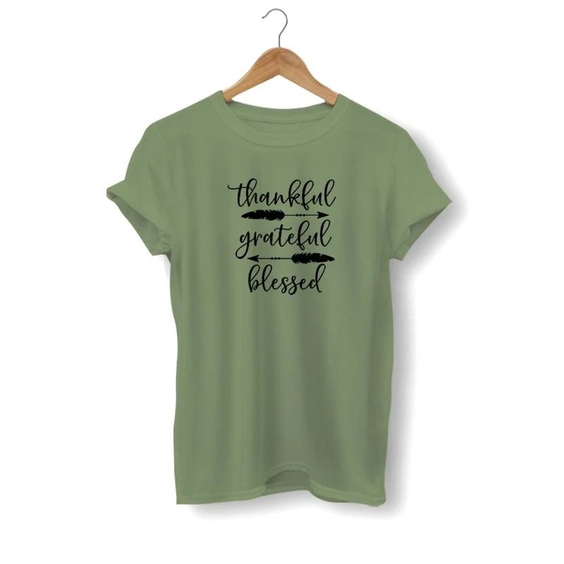 Christian T-Shirt Thankful Grateful Blessed 12 Christian T-Shirt Thankful Grateful Blessed - Image 10