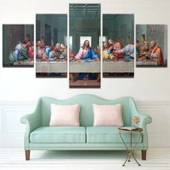 Christian Canvas Art The Last Supper -Lord's Guidance the last supper panel canvas wall art lords guidance