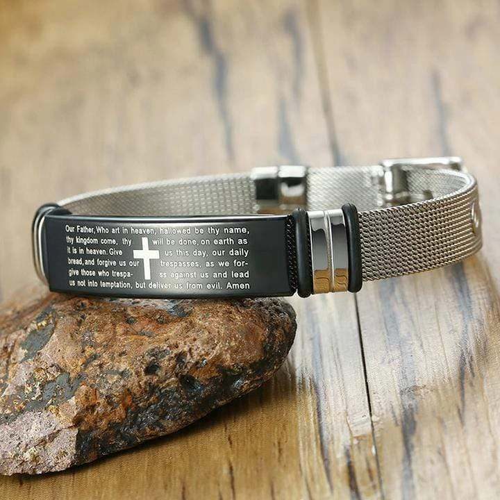 Bible Verse Bracelet The Lord's Prayer 5 Bible Verse Bracelet The Lord's Prayer - Image 3