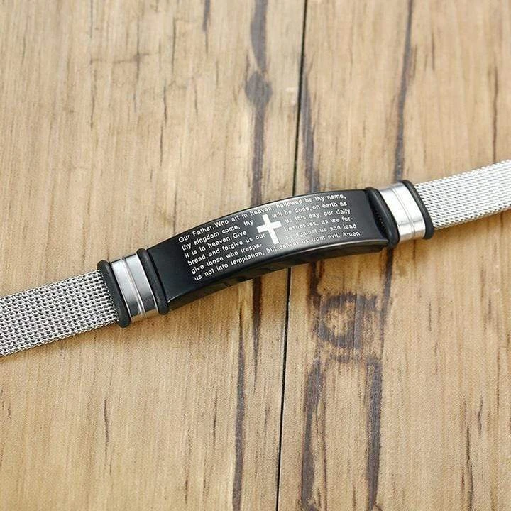 Bible Verse Bracelet The Lord's Prayer 4 Bible Verse Bracelet The Lord's Prayer - Image 2