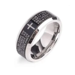 Christian Ring Lord's Prayer (Spinner)