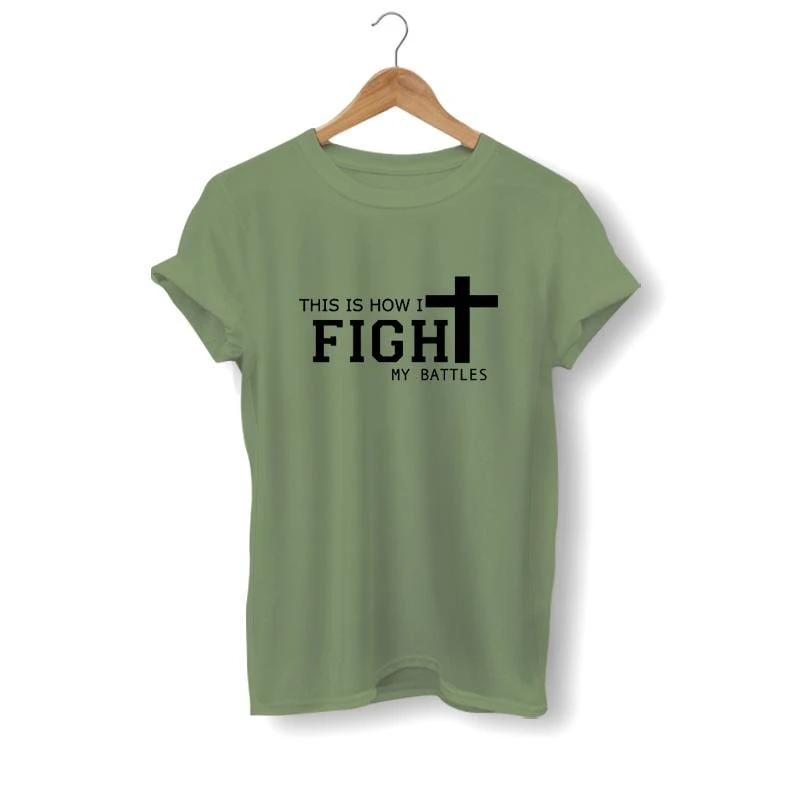 Christian T-Shirt This Is How I Fight My Battles 8 Christian T-Shirt This Is How I Fight My Battles - Image 6