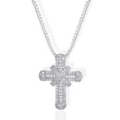 Women's Christian Necklace Purity 10 Women's Christian Necklace Purity -Lord's Guidance tinydiamondcrossnecklacessteelwomens