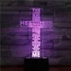 Christian Lamp Psalm 23 1 Christian Lamp Psalm 23 -Lord's Guidance violet Psalm 23 lamp lords guidance