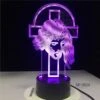 Christian Lamp Jesus Face -Lord's Guidance violet jesus 3d illusion lamp lords guidance
