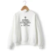 Christian Sweatshirt Warning I May Start Talking About Jesus 2 Christian Sweatshirt Warning I May Start Talking About Jesus -Lord's Guidance warning i may start talking about jesus at any time sweatshirt white