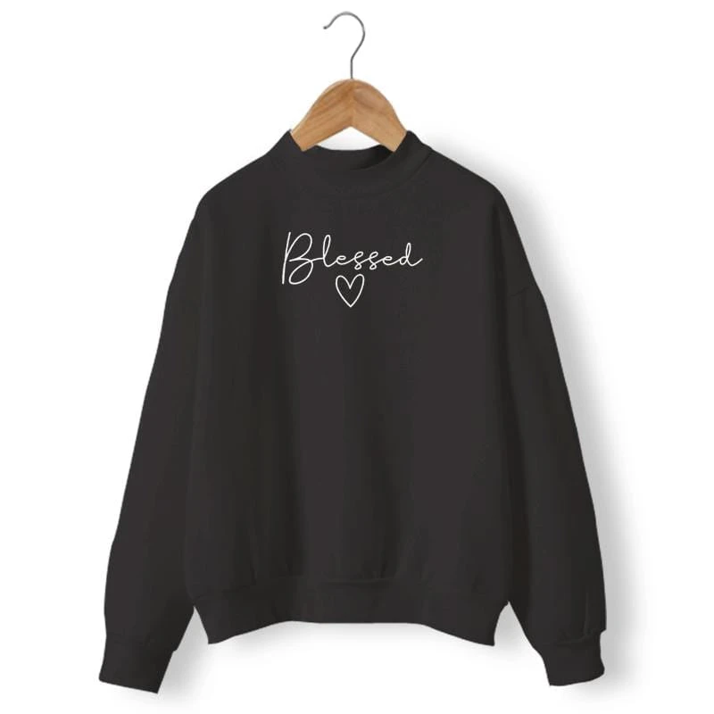 Christian Sweatshirt Blessed Heart 5 Christian Sweatshirt Blessed Heart - Image 3