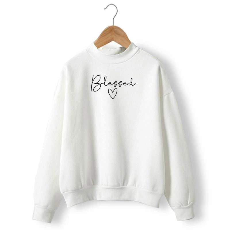 Christian Sweatshirt Blessed Heart 3 Christian Sweatshirt Blessed Heart