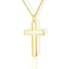 Women's Christian Necklace Hollowed 1 Women's Christian Necklace Hollowed -Lord's Guidance womens small cross necklace gold 12abc649 da90 4685 8d90 84fba65222d2