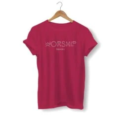 Christian T-Shirt Worship 20 Christian T-Shirt Worship -Lord's Guidance worship shirt burgundy