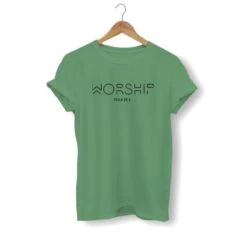 Christian T-Shirt Worship 18 Christian T-Shirt Worship -Lord's Guidance worship shirt olive