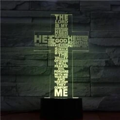 Christian Lamp Psalm 23 16 Christian Lamp Psalm 23 -Lord's Guidance yellow Psalm 23 lamp lords guidance