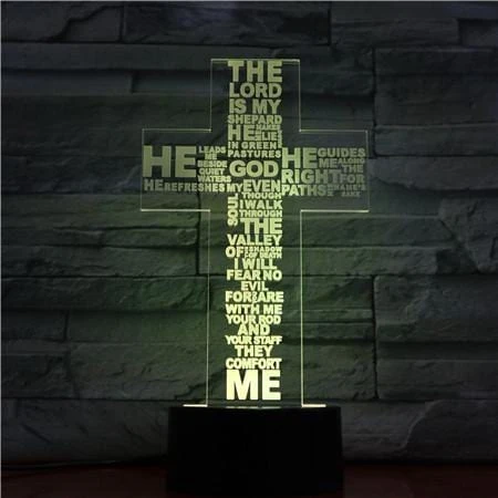 Christian Lamp Psalm 23 9 Christian Lamp Psalm 23 - Image 7